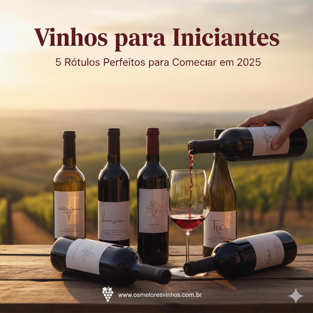 Vinhos para Iniciantes: 5 Rótulos Perfeitos para Começar em 2025
